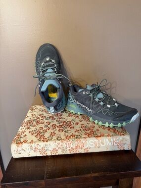 Bushida ll Women's GTX waterproof trail shoes, color carbon mist